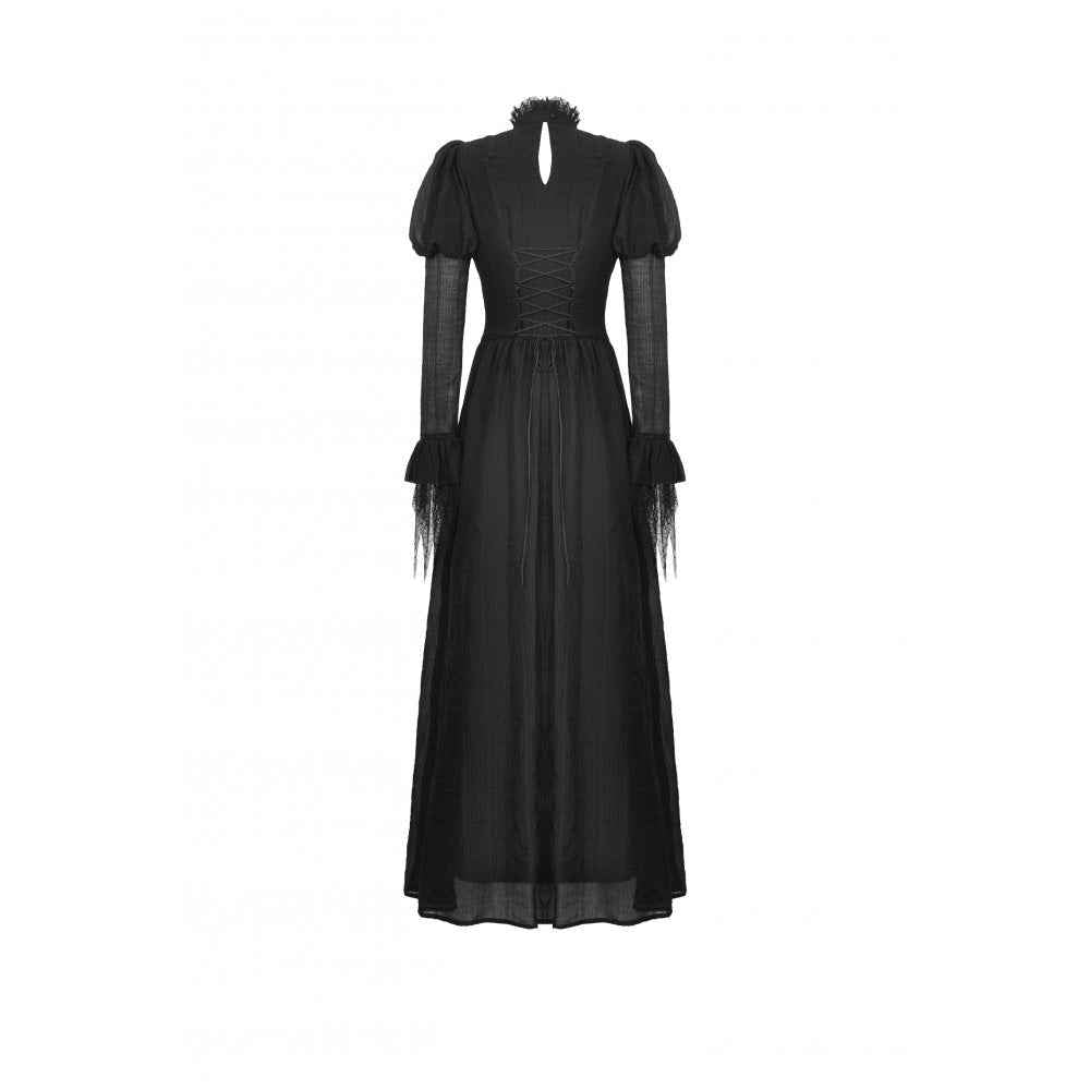 Dark in Love Harlow Dark Enchantress Gothic Lace Maxi Dress