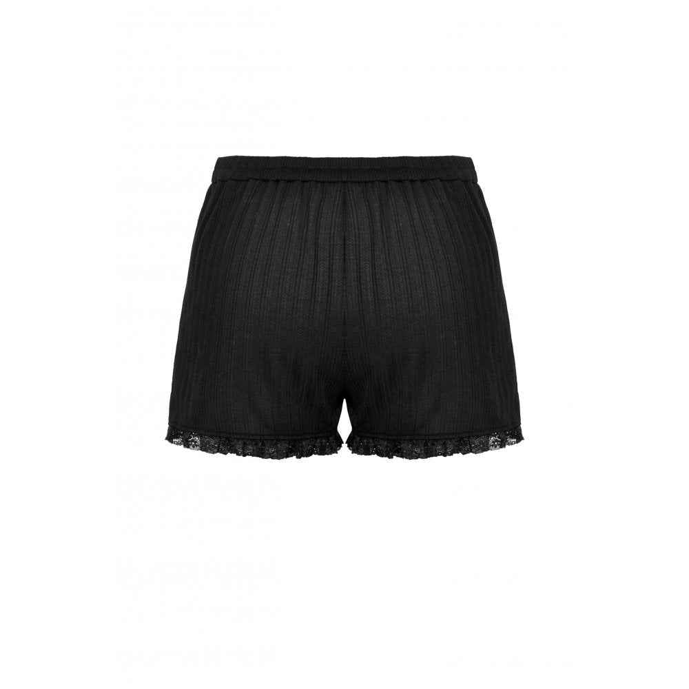 Dark in Love Tatum Black Gothic Base Shorts