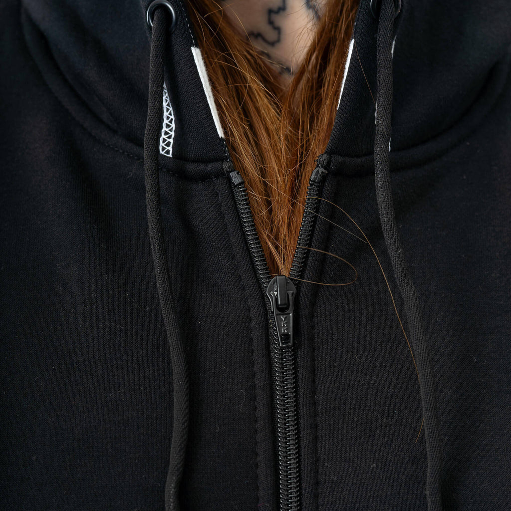 Cupcake Cult Hypno Bunny Hood in Black and White - DevilGothic DevilGothic