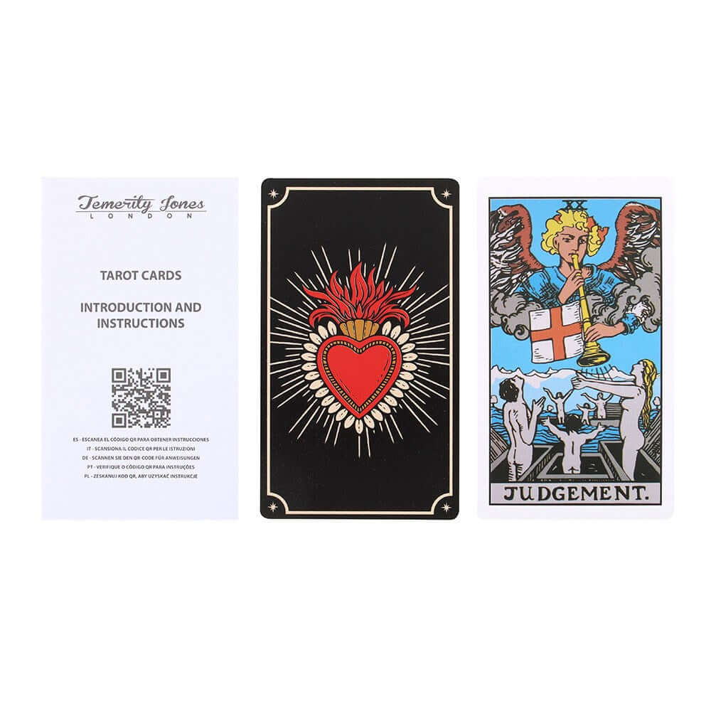 Gothic Gifts Sacred Heart Tarot Cards - DevilGothic DevilGothic