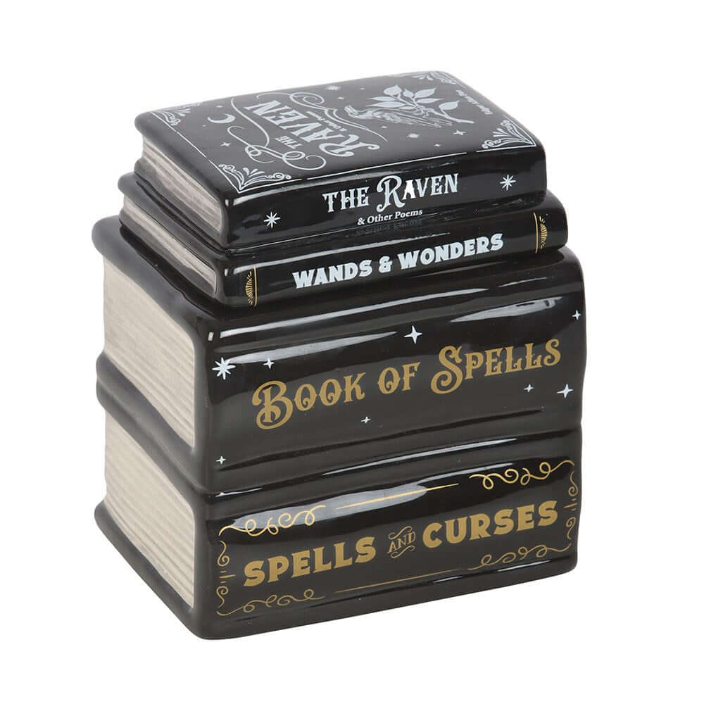 Gothic Gifts Book of Spells Oil Burner and Wax Warmer - DevilGothic DevilGothic