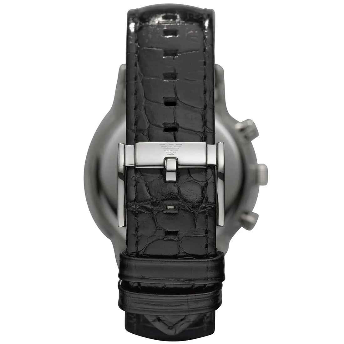 Emporio Armani AR2447 Renato Men's Black Leather Watch