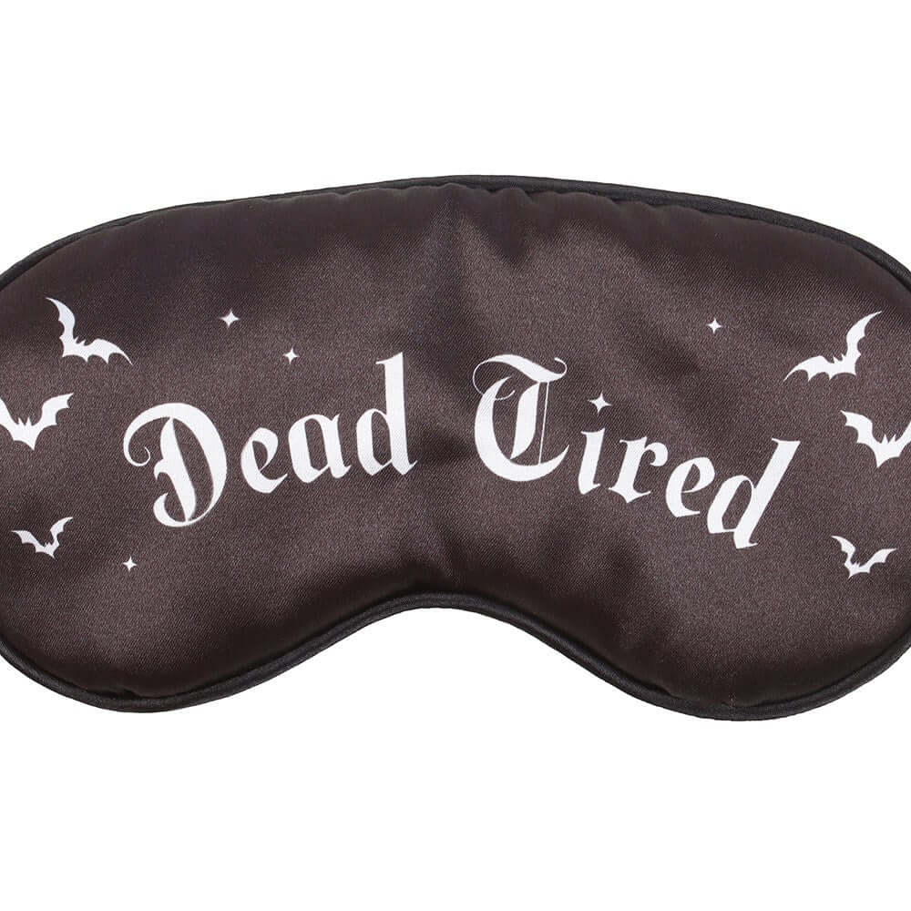 Gothic Gifts Dead Tired Satin Sleep Mask - DevilGothic DevilGothic