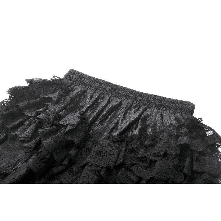 Dark in Love Rosalie Baroque Lace Frill Gothic Bloomers - DevilGothic DevilGothic