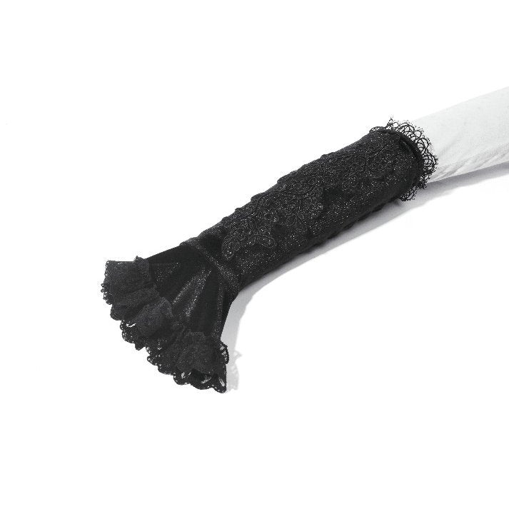 Dark in Love Lillian Victorian Lace Arm Warmers - DevilGothic DevilGothic