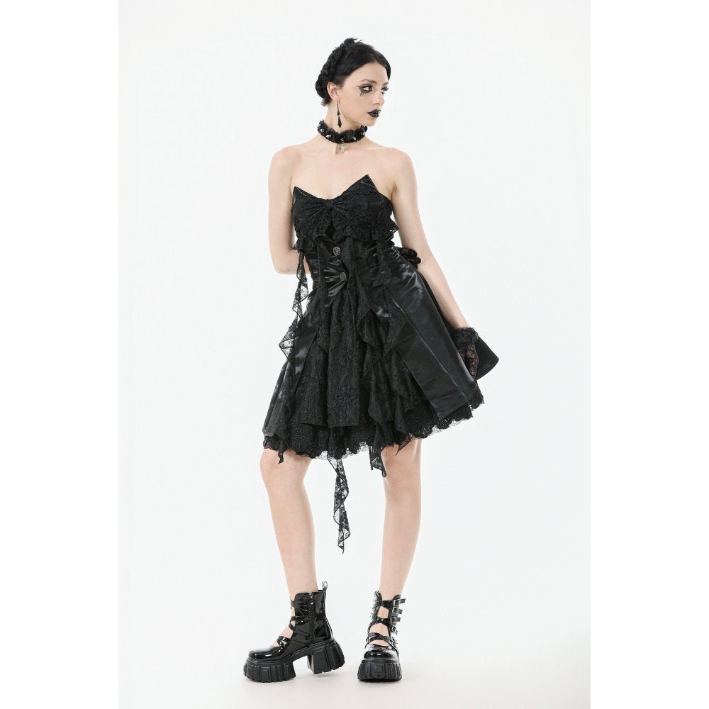 Dark in Love Sabine Layered Mini Dress - DevilGothic DevilGothic