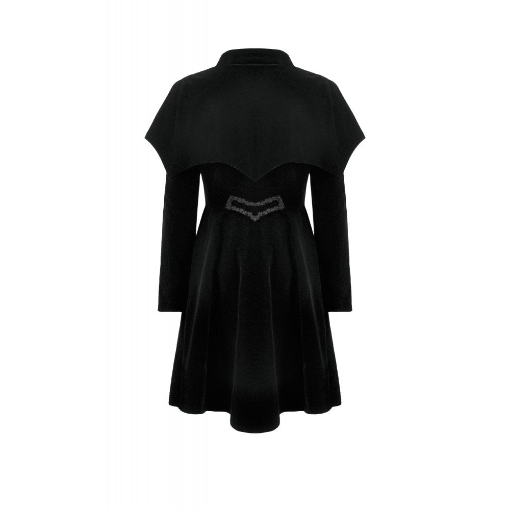 Dark in Love Lilith Officer Velvet Coat - DevilGothic DevilGothic
