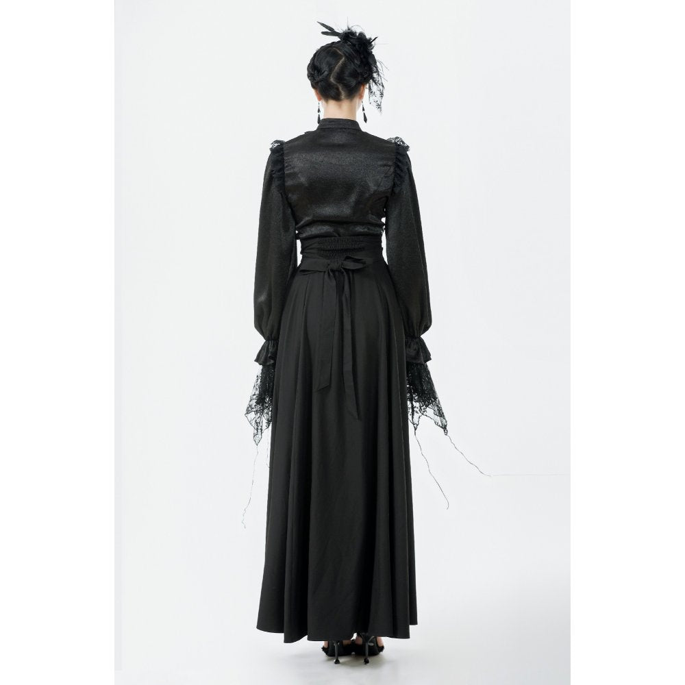 Dark in Love Gloria Floor-Length Corset Skirt - DevilGothic DevilGothic