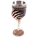 Decorative Gothic Skeleton Arm Goblet