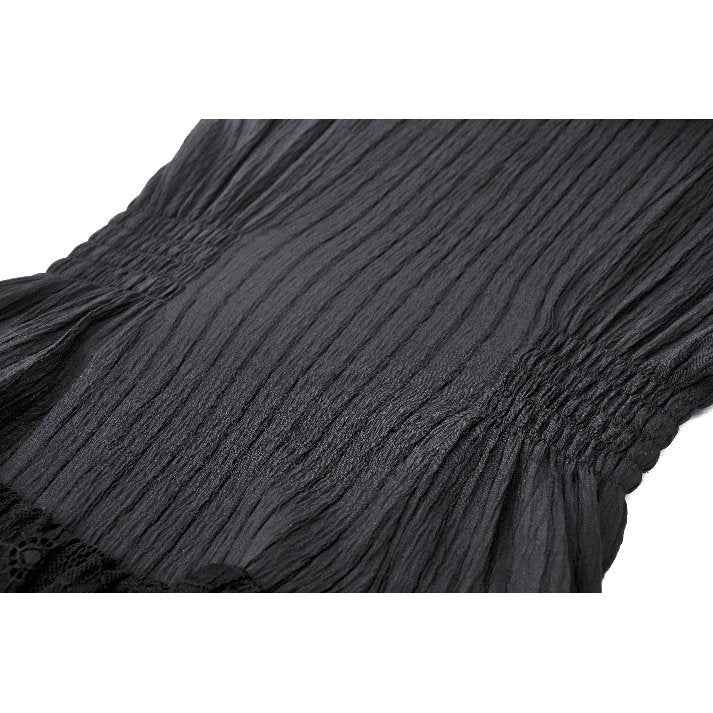 Dark in Love Diya Sleeveless Tiered Goth Dress