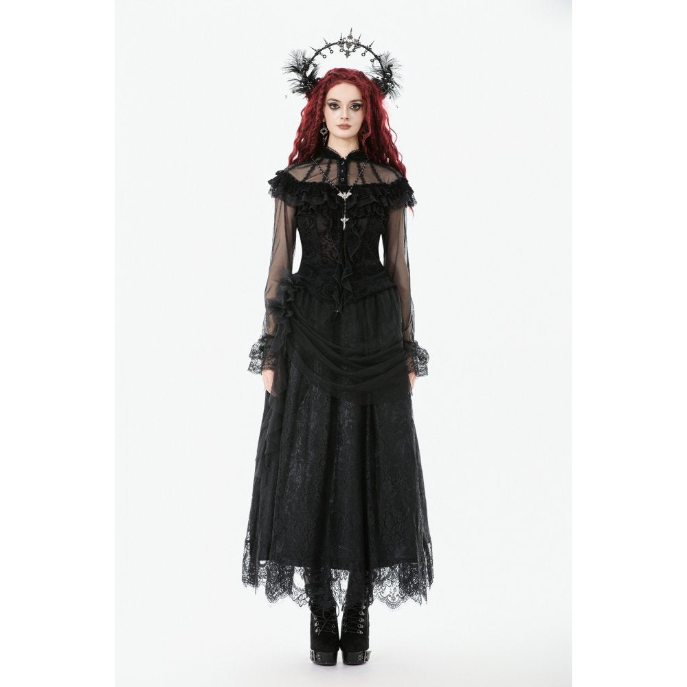Dark in Love Seraphina Gothic Blouse - DevilGothic DevilGothic