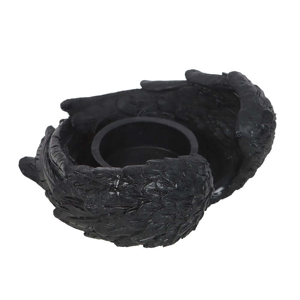 Gothic Gifts Raven Wings Tealight Candle Holder - DevilGothic DevilGothic
