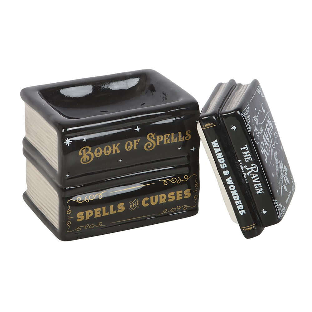 Gothic Gifts Book of Spells Oil Burner and Wax Warmer - DevilGothic DevilGothic