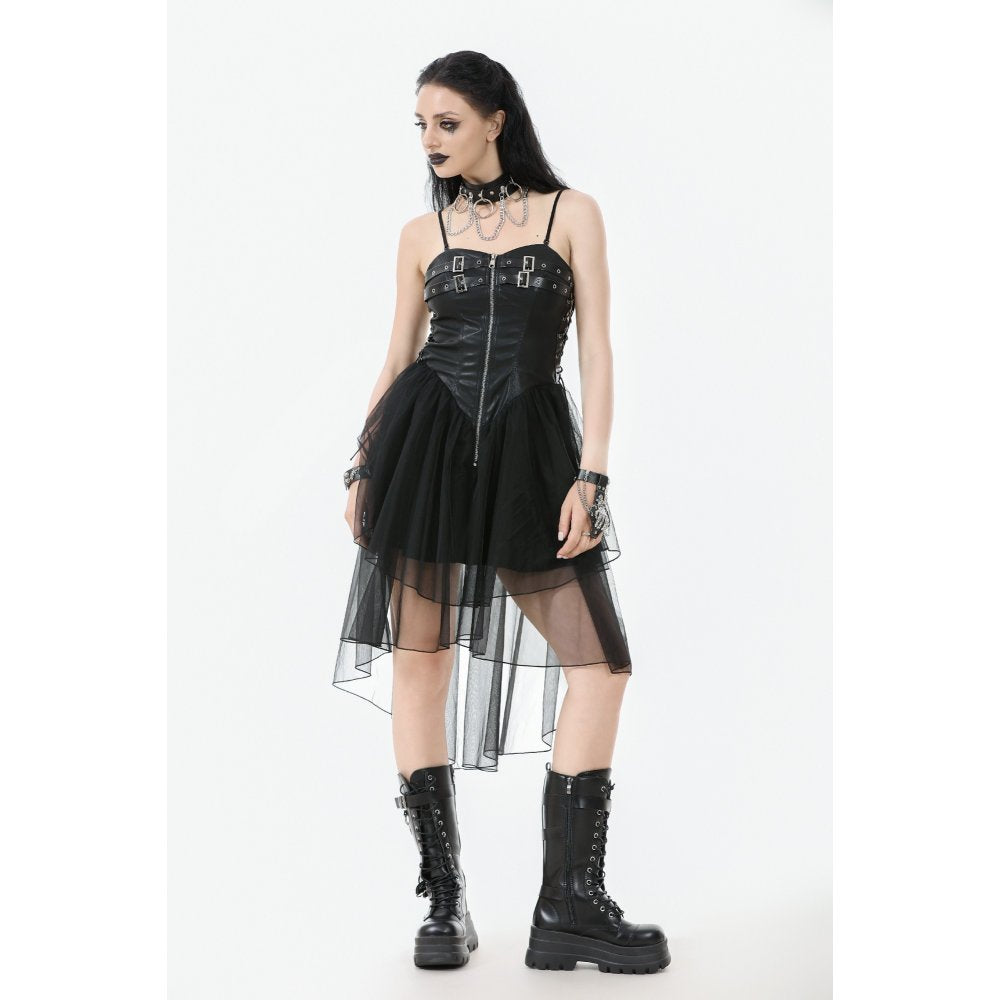 Dark in Love Isolde Buckled Corset Dress - DevilGothic DevilGothic