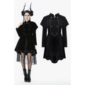 Dark in Love Lilith Officer Velvet Coat - DevilGothic DevilGothic