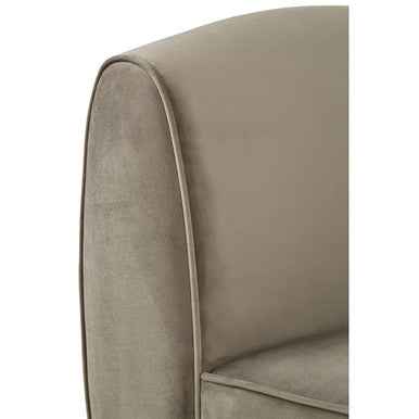 Grey Left Arm Chaise Longue | Batix