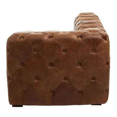 Brown Leather Right Arm Modern Chesterfield Modular Sofas | Hoxton