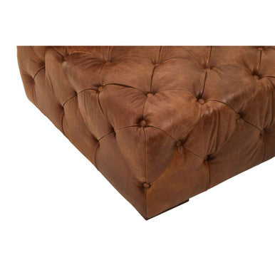 Brown Leather Right Arm Modern Chesterfield Modular Sofas | Hoxton