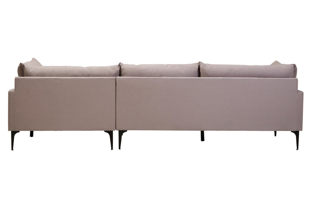 3 Seater Grey Right Chaise Sofa | Comfee