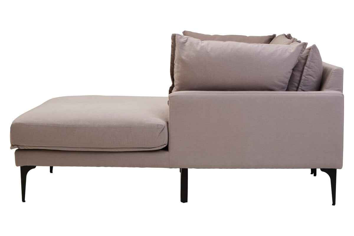 3 Seater Grey Right Chaise Sofa | Comfee
