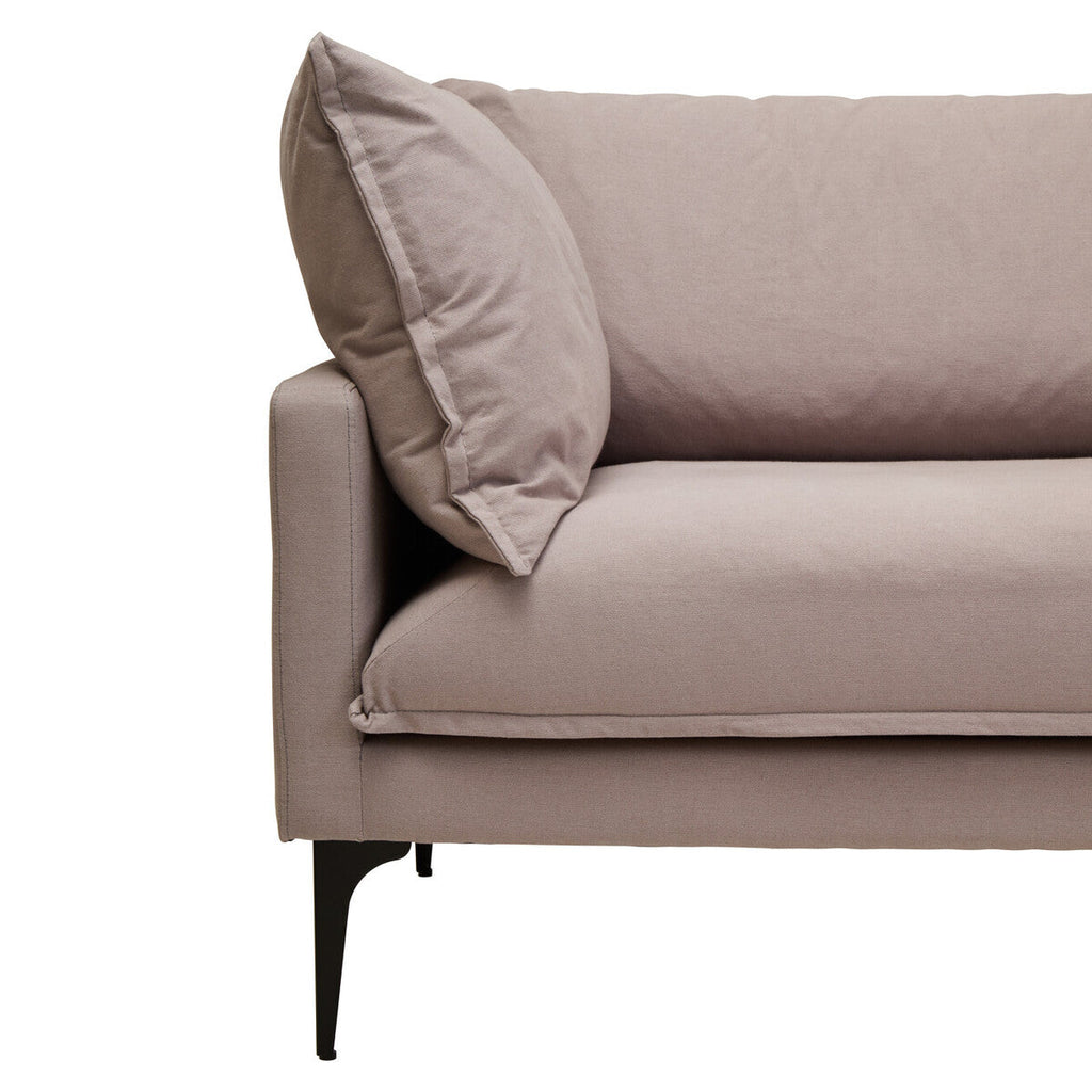 3 Seater Grey Right Chaise Sofa | Comfee
