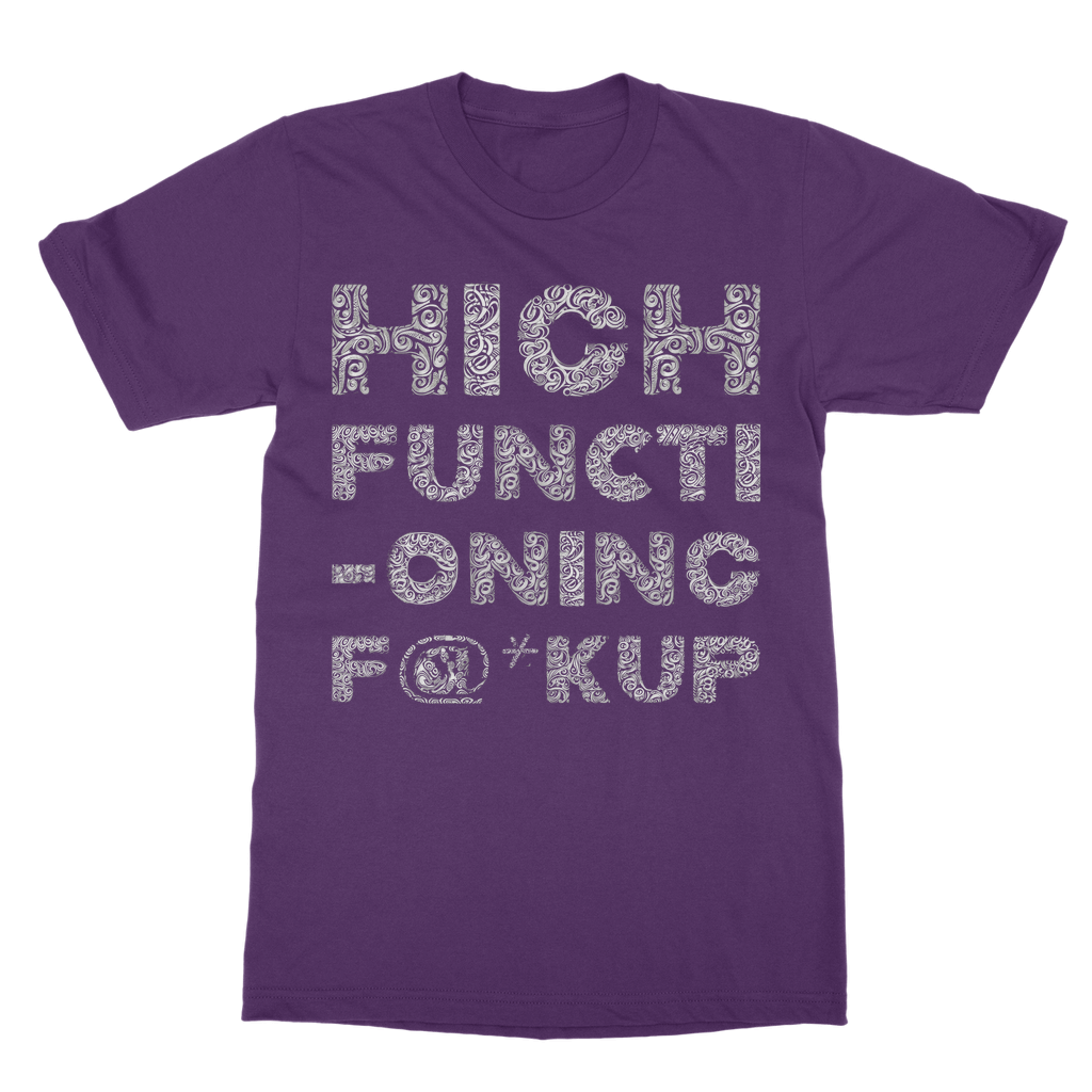High Functioning Classic Heavy Cotton T-Shirt - DevilGothic DevilGothic