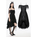 Dark in Love Soraya Gothic Lace High-Low Dress - DevilGothic DevilGothic