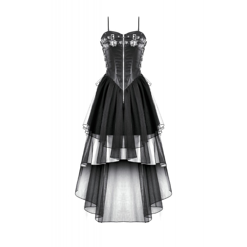 Dark in Love Isolde Buckled Corset Dress - DevilGothic DevilGothic