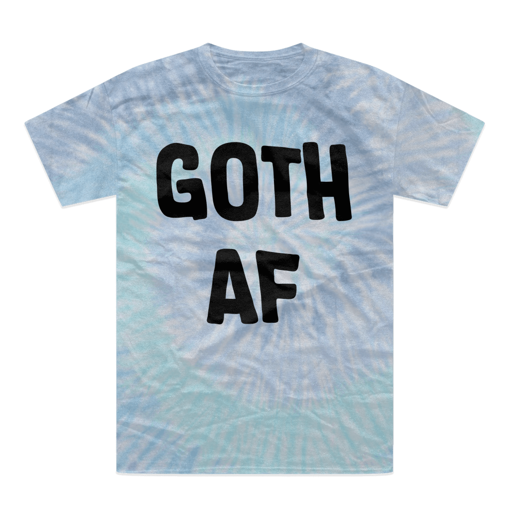 Goth AF Tie-Dye T-Shirt - DevilGothic DevilGothic