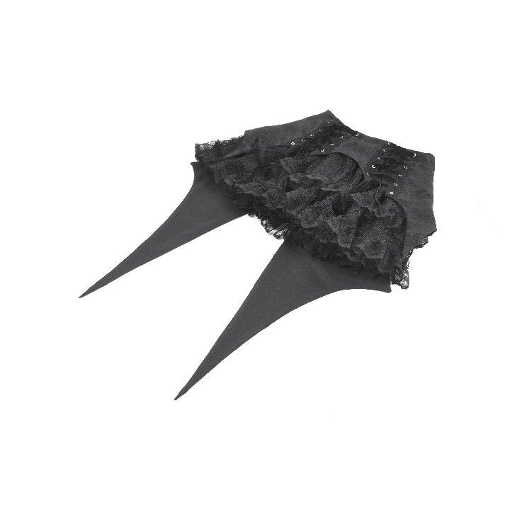 Dark in Love Thornspell Gothic Layered Lace Overskirt - DevilGothic DevilGothic
