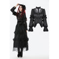 Dark in Love Bellatrix Frill Blouse - DevilGothic DevilGothic