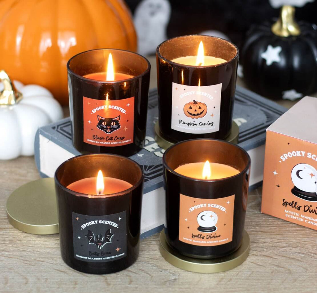 Gothic Gifts Bats Brew Midnight Mulberry Candle - DevilGothic DevilGothic