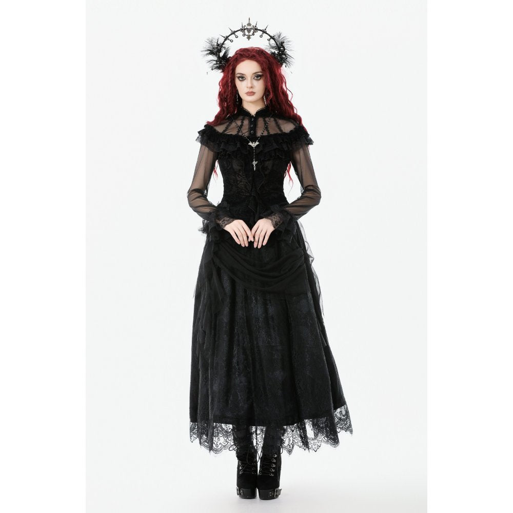 Dark in Love Seraphina Gothic Blouse - DevilGothic DevilGothic
