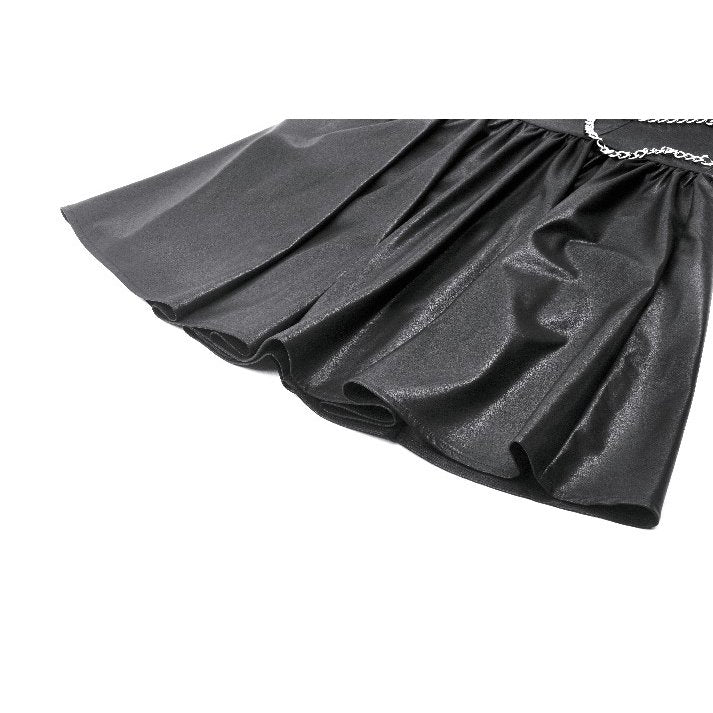 Dark in Love Valentina Red Velvet Mesh Panel Goth Dress - DevilGothic DevilGothic