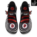 Chocolaticas® Abyss - Hypnotic Eye Mary Jane Flats - Size UK 9.5 Left Only! - DevilGothic DevilGothic