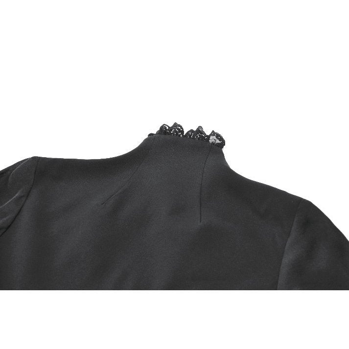 Dark in Love Erzsébet Dramatic Lace Gothic Cape Shrug - DevilGothic DevilGothic