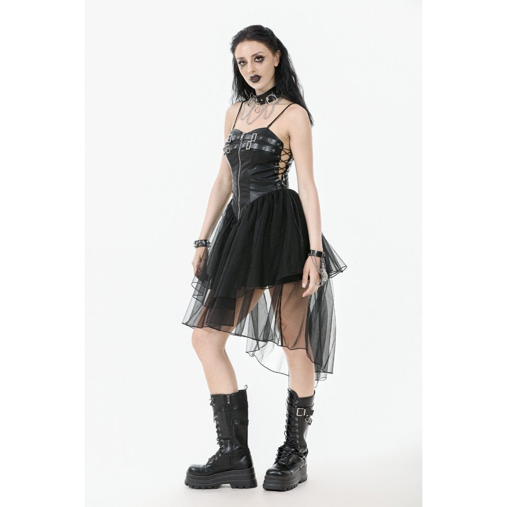 Dark in Love Isolde Buckled Corset Dress - DevilGothic DevilGothic