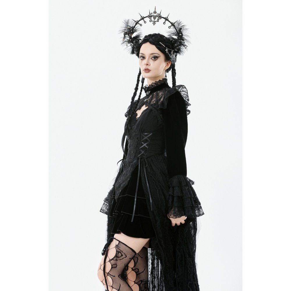 Dark in Love Erzebeth Lace Gothic Bolero Shrug - DevilGothic DevilGothic
