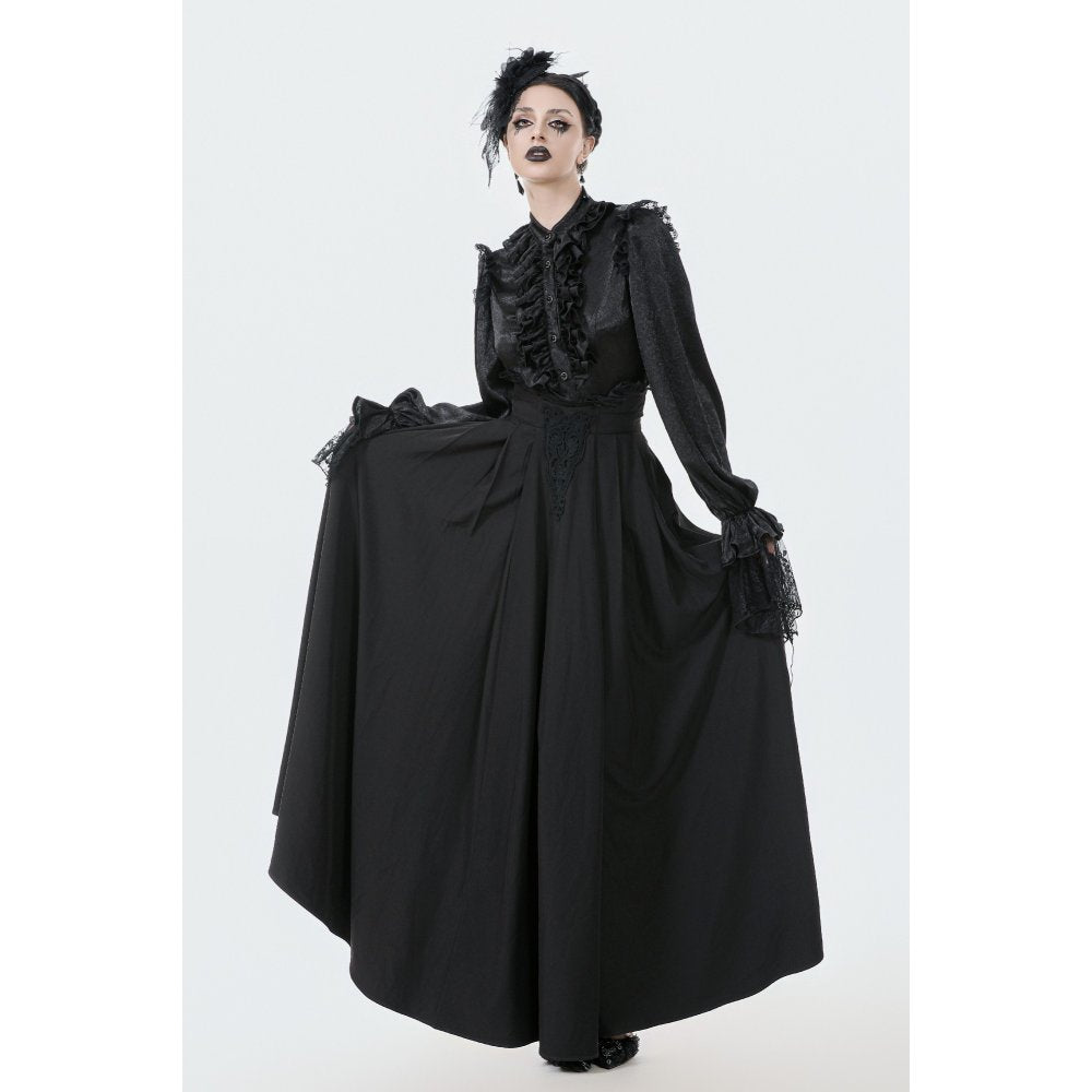 Dark in Love Gloria Floor-Length Corset Skirt - DevilGothic DevilGothic