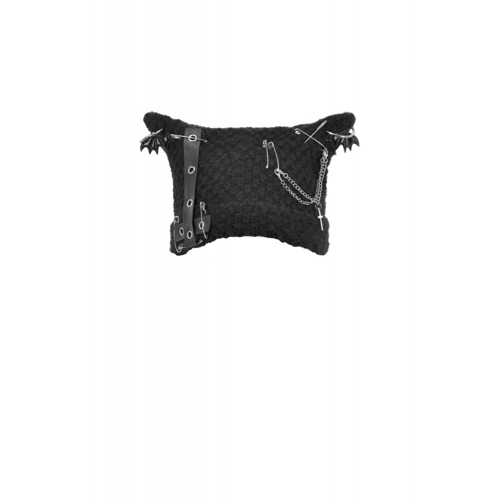 Dark In Love Mina Punk Metal Knit Hat - DevilGothic DevilGothic
