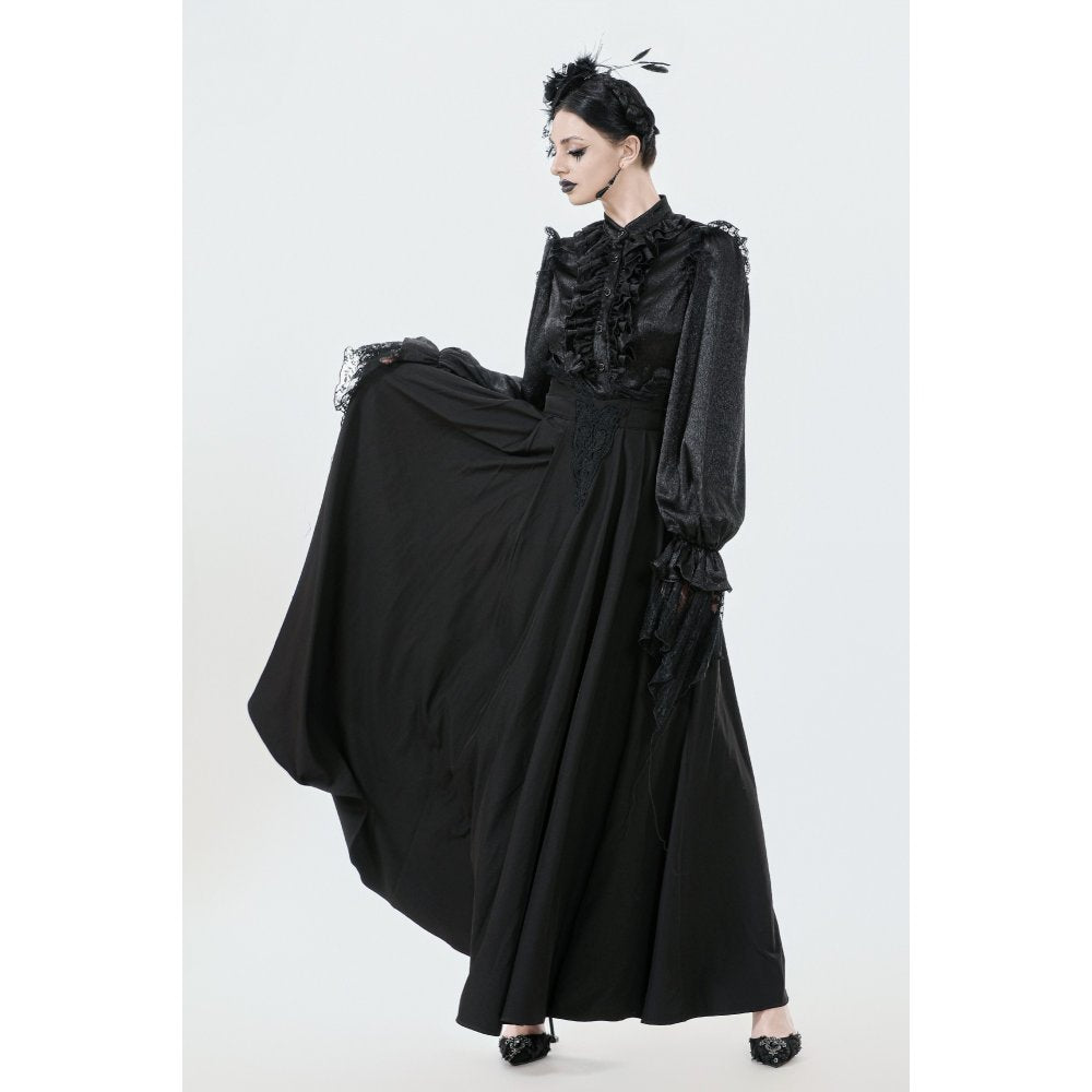 Dark in Love Gloria Floor-Length Corset Skirt - DevilGothic DevilGothic