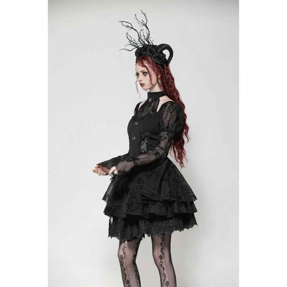 Dark in Love Blanche Butterfly big sleeves Dress