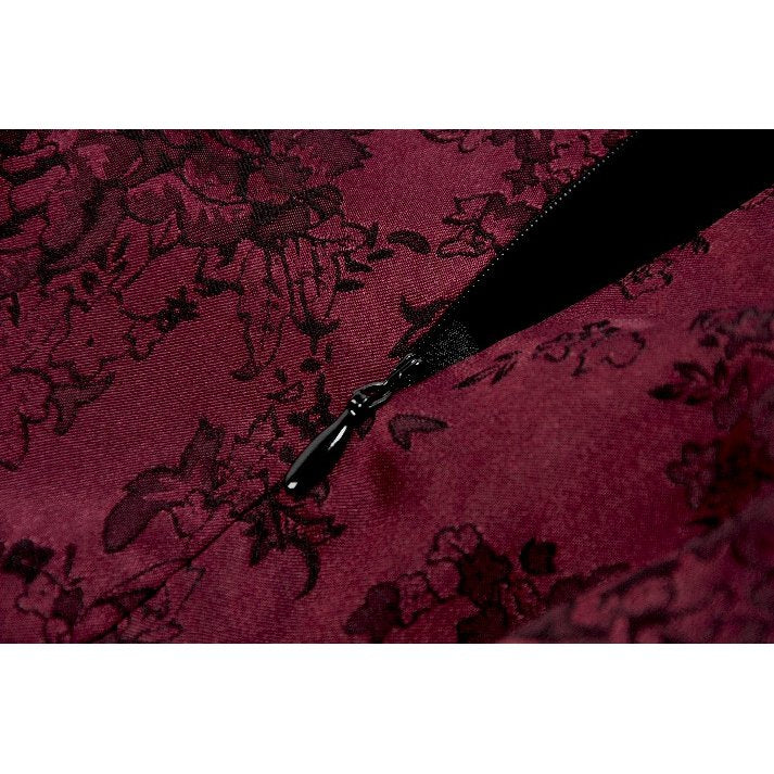 Dark in Love Belladonna Velvet Lace Dress - DevilGothic DevilGothic