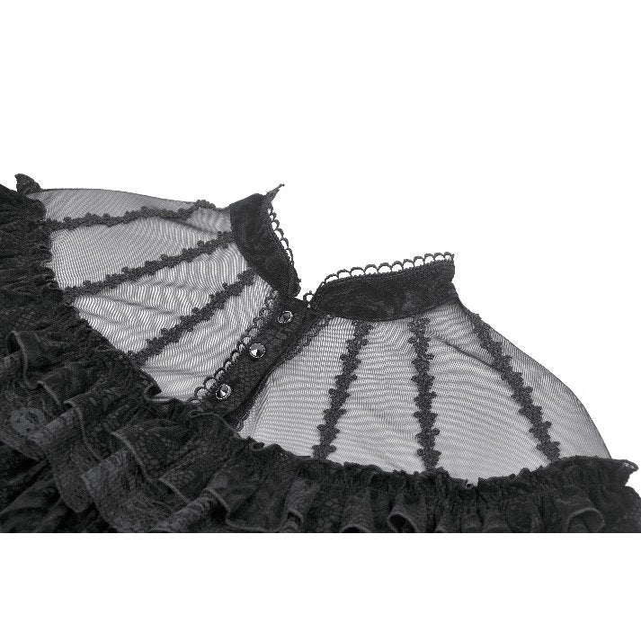 Dark in Love Seraphina Gothic Blouse - DevilGothic DevilGothic
