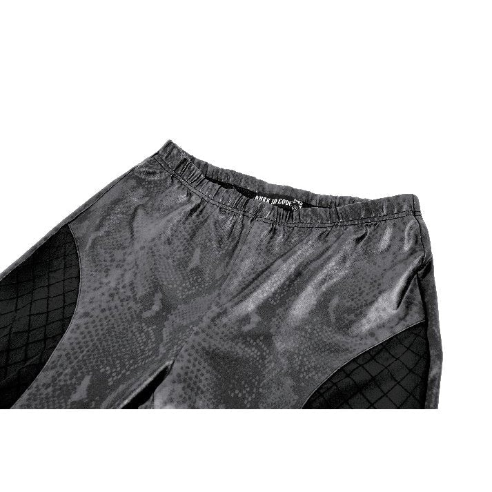Dark in Love Serpentine Mesh Panel Leggings - DevilGothic DevilGothic