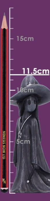 Nemesis Now Little Souls “Sparkle” Witch Figurine with Frog (11.5cm) - DevilGothic DevilGothic