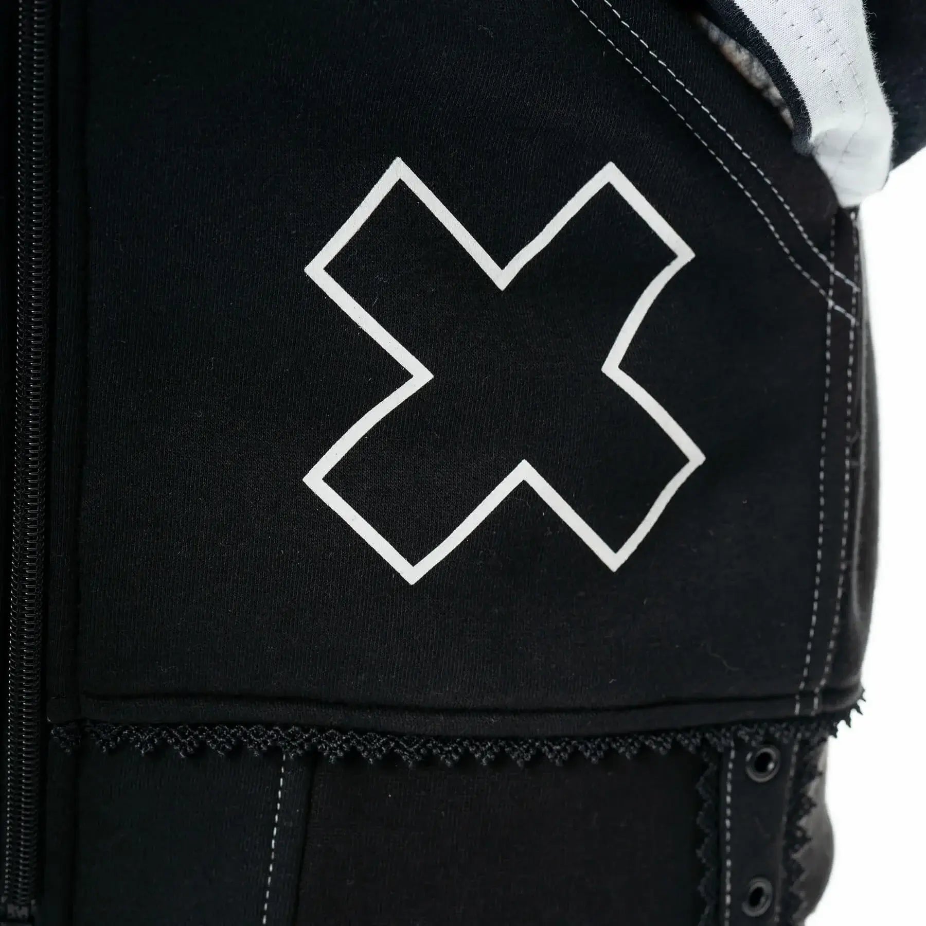 Cupcake Cult Hypno Bunny Hood in Black and White - DevilGothic DevilGothic