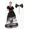 Dark in Love Isolde Velvet & Lace Puff Sleeve Bolero - DevilGothic DevilGothic