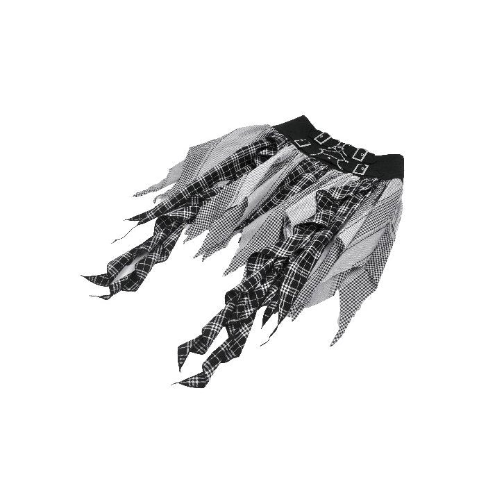 Dark in Love Morrigan Punk Patchwork Skirt - DevilGothic DevilGothic