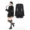Dark in Love Desdemona Victorian Mini Dress - DevilGothic DevilGothic